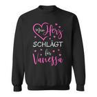 Mein Herz Schlägt Füranessa I Love I Loveanessa Sweatshirt