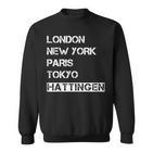 Meine Stadt Geburtort & Heimatliebe Hattingen Sweatshirt