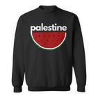 Palestine Watermelon Flag Colours Sweatshirt