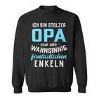 With Proud Grandpaonier Wahnsinnig Fantastischen Grandkels 4 Grandson S Sweatshirt