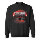 Pyrotechnique Ist Keinerbrechchen – Pyro – Bengalo – Red Sweatshirt