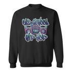 Retro Old School Hip Hop Graffiti Cassette 80S 90S Sweatshirt