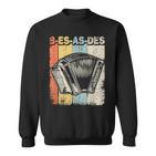 Retro Styrian Harmonica B-Es-As-Des Sweatshirt