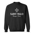 Saint-Malo Bretagne Frankreich Fleur De Lis Sweatshirt