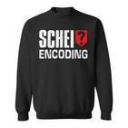 Schei Encoding Christmas  Itler Nerd Sweatshirt