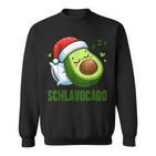 Schlavocado Official Pyjamas Sleep Avocado Christmas Sweatshirt