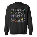 Scrum Werte S Sweatshirt