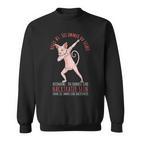 Sei Immer Du Selbst Sphynx Cat Lovers Nude Cat Sweatshirt