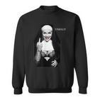 Sexy Nun Middle Finger Sweatshirt