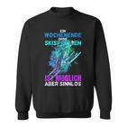 Ski Jumping Winter Sport For Skiing Fans Sweatshirt