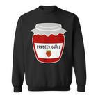 With Strawberry Gsälz Strawberrmmarmalade Swabian Schwoba Schwaben Sweatshirt