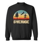 Sweden Sverige Retro Natural Sweatshirt