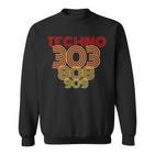 Synthesizer Techno 303 808 909 T Analogue Fans Sweatshirt