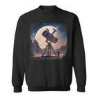 Telescope Planet Space Astronomy Space Sweatshirt