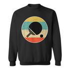 Tischtennis Retro Geschenk Sweatshirt