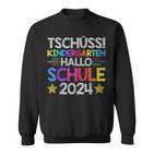 Tschüss Kindergarten Hello School 2024 Graduate Sweatshirt