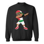 Tupfbing Boy State Der Palästina -Flagge Dab Dance Tanz Sweatshirt