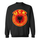 Uqk Flag Kosovo Albaner Uck Jashari Army Eagle Sweatshirt