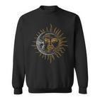 Vintage Astronomy Stars Sun Moon Planets Astronaut Sweatshirt