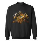 Vintage Grunge Fire Brigade  For Fireman Sweatshirt