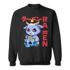 Vintage Ramen Baphomet Otaku Anime Baphomet Sweatshirt