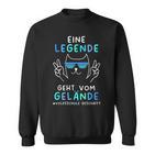 Volksschule 2024 Eine Legende Gehtom Gelände Sweatshirt