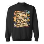 Volksschule Geschafft 2024 Eine Legende Gehtom Gelände German Langu Sweatshirt