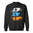 Wakeboard Wakeboarder Retro Wakeboarding Wakeboarding Sweatshirt