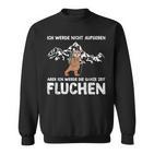 With Wandern Ich Werde Nicht Aufgeben Aber Die Ganz Zeit Sluchen Sweatshirt