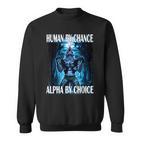 Wolf Meme Werewolf Ripping Meme Sweatshirt