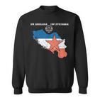 Yugoslavija Flag Balkan Sfrj Yugoslavia Sweatshirt