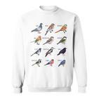 Birds Collection 'Ich Liebeogelund Die Natural' Sweatshirt