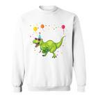 Children's Geburtstags 3 Jahre Junge Dinosaurier Dino Ich Bin 3 Sweatshirt