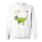 Children's Geburtstags 5 Jahre Junge Dinosaurier Dino Ich Bin 5 Sweatshirt