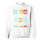 Children's Ich Bin Jetzt 2 Birthday Sweatshirt