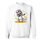 Children's School Child 2024 1St Class School Zebra Dabbing Sweatshirt