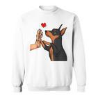 Dwarf Pinscher Liebe Miniature Pinscher Dog Holder Sweatshirt