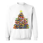 Christmas Cute Dachshund Christmas Tree Dog Sweatshirt