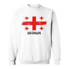 Georgian Flag Georgia Team Fan Jersey Sweatshirt