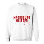 With Handball Team Magdeburg Fan Saxony-Anhalt Green Green Sweatshirt