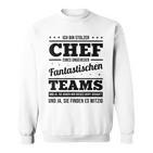 Ich Bin Stolzer Chef Eines Unheuer Fantastische Teams Job Sweatshirt