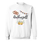 Oktoberfest Wiesn Saying Aufbrezel& O'zapft Is Sweatshirt