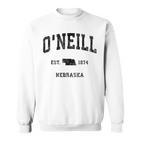 O'neill Nebraska Ne Sports intage Gray Sweatshirt