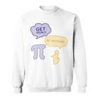 Pi Day Lustige Humorvolle Echte Mathematikzahlen Nerds Zauberer Herren Sweatshirt