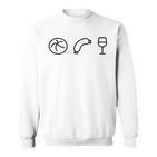 Weck Worscht Woi X Brötchen Wurst Wein Pfalz Mainz Hessen Sweatshirt