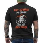 60 Jahre Und Ich Fahre Immer Noch Ohne Akku Bicycle T-Shirt mit Rückendruck