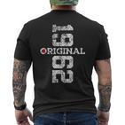 61 Jahre 61 Geburtsttag Original 1962 T-Shirt mit Rückendruck