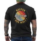 Abdullah T-Shirt mit Rückendruck