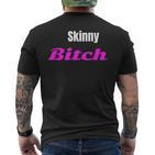 Adult Skinny T-Shirt mit Rückendruck