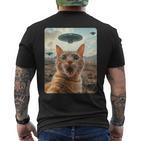 Alien Encounter T-Shirt mit Rückendruck